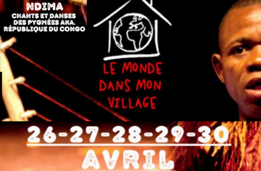 L’association ‘le monde dans mon village’ accueille le groupe Ndima, pygmées Aka en Dordogne