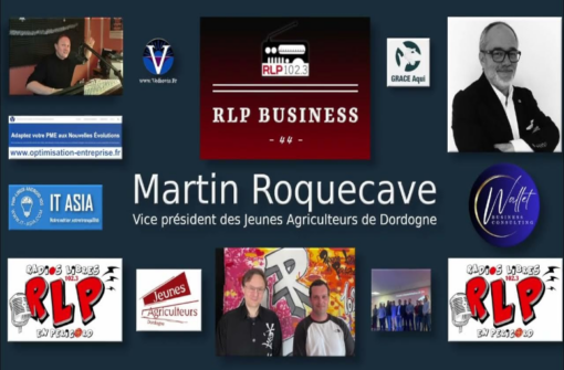 Martin Roquecave, Vice président des Jeunes Agriculteurs de Dordogne