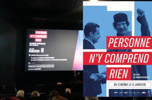 « Personne n’y comprend rien » le film sur le financement libyen