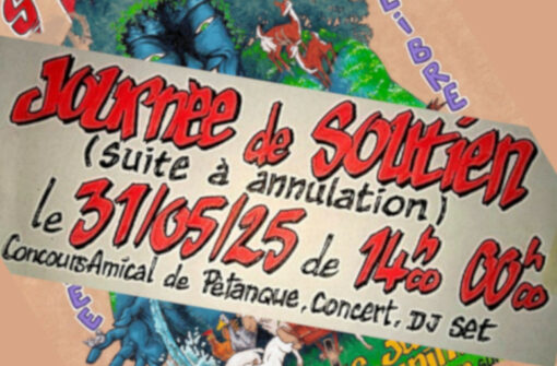 Journée de soutien à l’asso Fil Vert, Tournoi pétanque de Triplette, Concerts Rock, DJ Sets