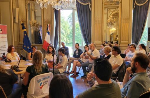 Les 15 ans du Service Civique, plateau radio à la Préfecture de la Dordogne
