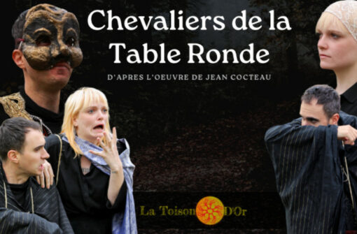 Chevaliers de la Table Ronde à Rouffignac, Florian Gicquiaud et Salomé Oberlé