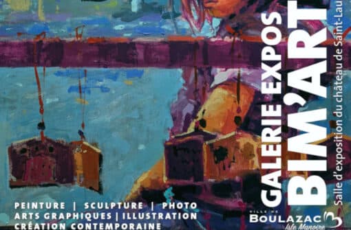 Saison 2025-2026 de la galerie BIM’Art à Saint-Laurent-sur-Manoire avec Claudie David et Anne de Céclic