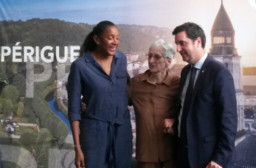 Le stade d’athlétisme inauguré par Marie-José Pérec avec Nicole Duclos