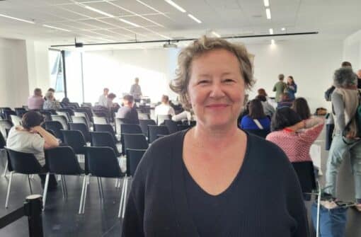 Catherine André, journaliste à « Voxeurop »