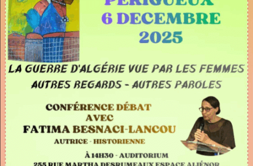 Fatiha Foudi, présidente de l’AHEDNA, les évènements de décembre