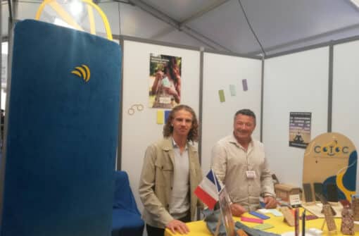 RLP Foire Expo, Cotoc, un étui à lunettes lié à celui du téléphone par Pascal Macia
