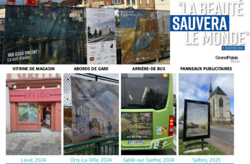 La Beauté Sauvera le Monde, des oeuvres d’arts sur les affichages des communes, Régis Defraye maire de Verteillac