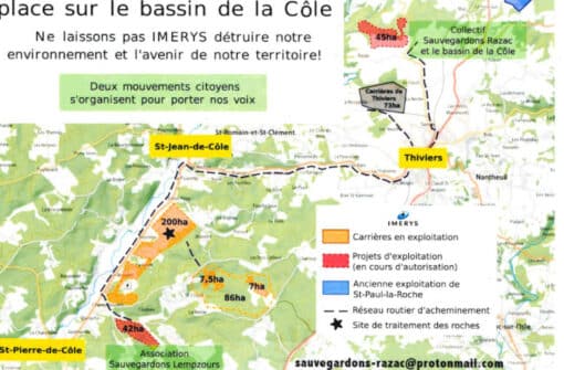 Sauvegardons Razac, le défrichement a commencé, l’extraction de la mine sera t’elle polluante pour les habitants ?