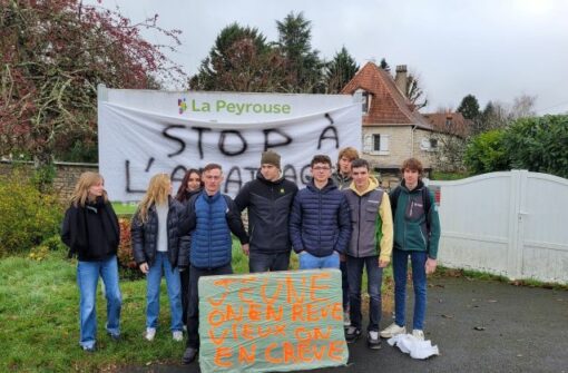 Les futurs agriculteurs soutiennent les manifestants