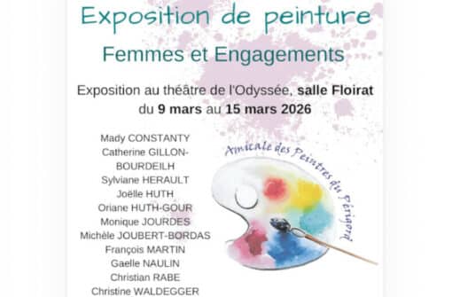 Mois du droit des femmes : Exposition de l&rsquo;Amicale des Peintres du Périgord
