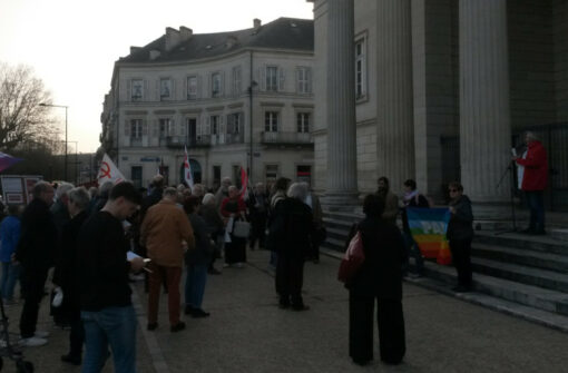 Manifestation pour la paix à Périgueux le 4 mars
