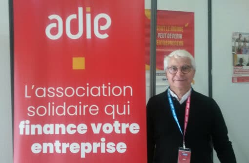 Salon Emploi, Vincent Greco de l&rsquo;ADIE pour le Droit à l&rsquo;Initiative Economique