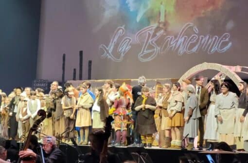 Les artistes dans « La Bohème » de l’Opéra Dordogne – Périgord