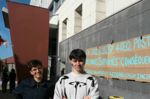 Les lycéens de Laure Gatet à Périgueux bloquent et appellent à la mobilisation