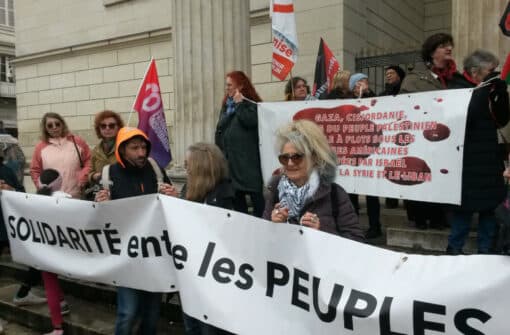 Manifestation Solidarité et Justice pour la Palestine à Périgueux