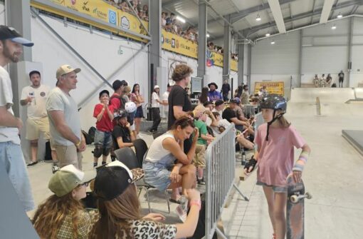 Ambiance des championnats de France de Skateboard Street Junior