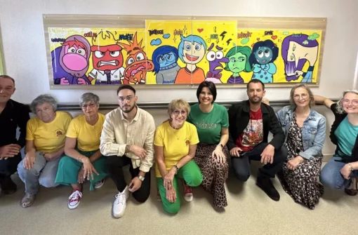 Une fresque pour l&rsquo;U.A.P.E.D du Centre Hospitalier de Périgueux