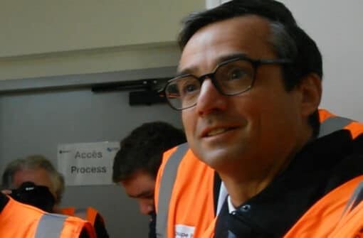 Inauguration du centre de tri SMD3 avec Sébastien Petithuguenin, PDG de Paprec