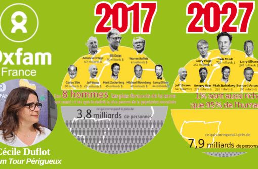 Le scandale des inégalités et l&rsquo;évasion fiscale, Cécile Duflot à l&rsquo;Oxfam Tour Périgueux