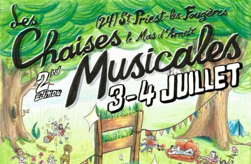 Festival Les chaises musicales 3 et 4 Juillet à St Priest les fougères