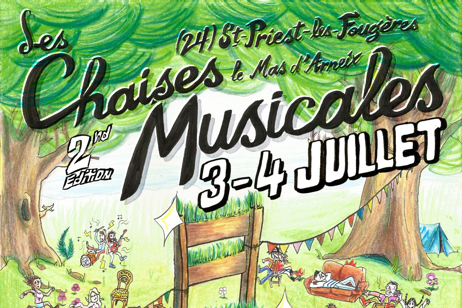 Festival Les chaises musicales 3 et 4 Juillet à St Priest les fougères episode artwork