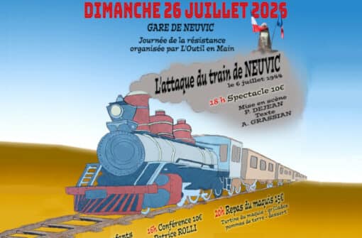 Antoine Grassian participe à l&rsquo;anniversaire de l&rsquo;attaque du train de Neuvic