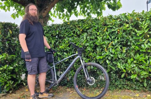 Antoine Ardouin et sa pratique du vélo