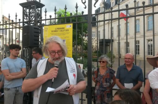 Canon français de Stérin à Périgueux, Discours de la LDH