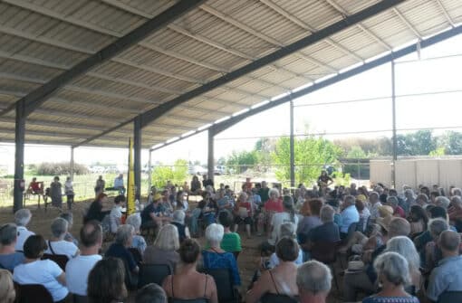 Germinal Peiro s&rsquo;exprime à la fête paysanne pour un monde solidaire sur les migrations et sur l&rsquo;eau