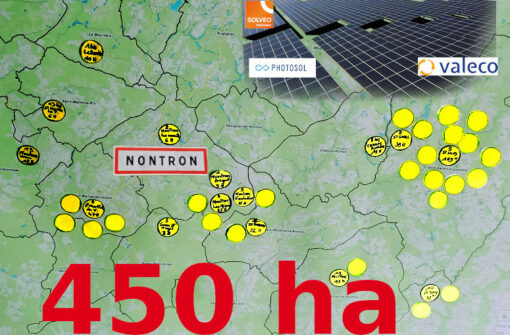 Contre 450ha de fermes solaires Valeco Photosol Solvéo, avec l&rsquo;Assocaition Défense de l&rsquo;Environnement en Périgord Vert