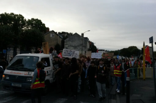 Acte V des lycéens part2, la révolution médiatique, blocages et manif à Périgueux